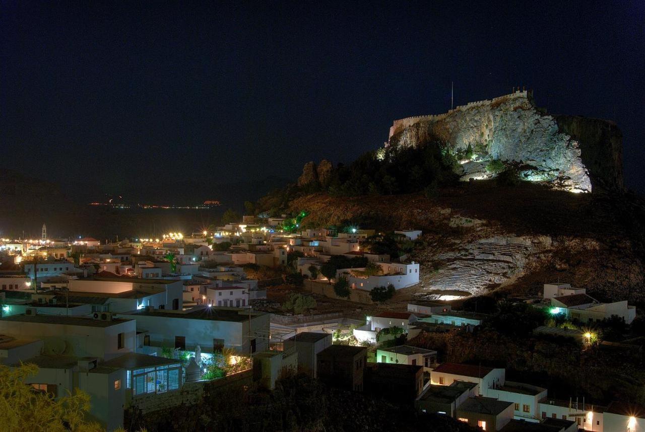 Lindos Panorama Apartman Kültér fotó