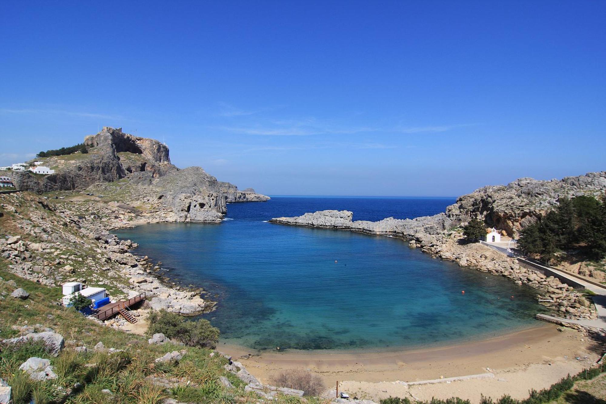 Lindos Panorama Apartman Kültér fotó